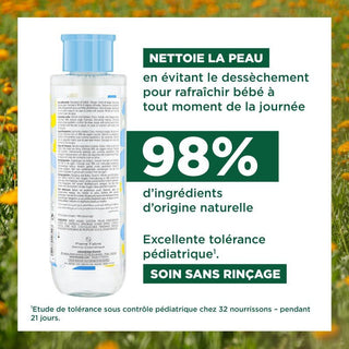 Klorane Bébé Eau Nettoyante sans Rinçage au Calendula - 500 ml