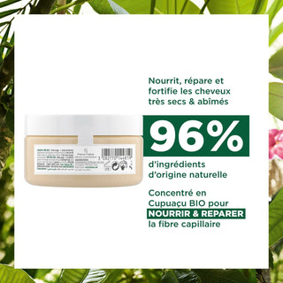Masque Réparation Intense Klorane au Cupuaçu BIO - 3 en 1