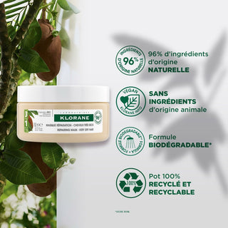 Masque Réparation Intense Klorane au Cupuaçu BIO - 3 en 1