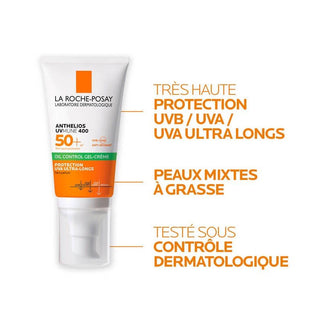 La Roche - Posay Anthelios UVMUNE 400 Gel - Crème Oil Control Invisible SPF50+ 50ml