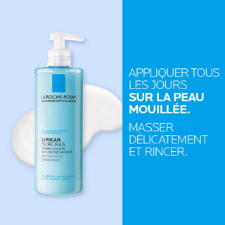 La Roche-Posay Lipikar Surgras Crème Lavante Anti-Dessèchement 400ml