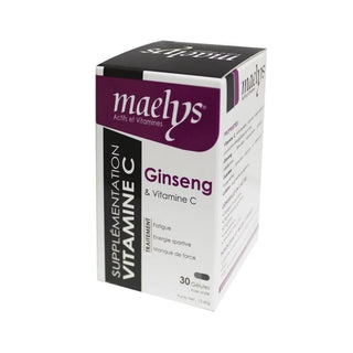 Maelys Ginseng et Vitamine C - 30 Gélules