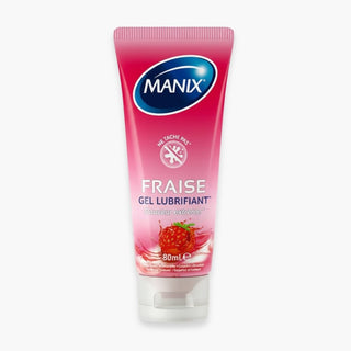 Manix Gel Lubrifiant Fraise 80ml