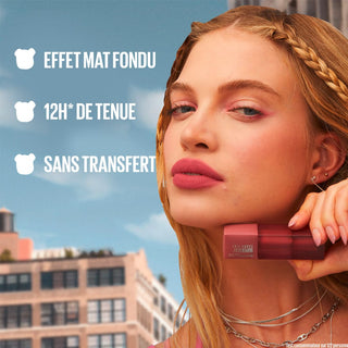 Maybelline SuperStay Teddy Tint Blush à Lèvres - Wild At Heart 50