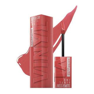 Maybelline Superstay Vinyl Ink - Brillant à Lèvres Longue Tenue 15 Peachy