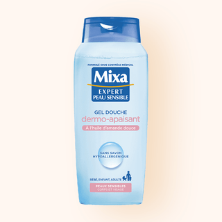 Mixa Expert Gel Douche Dermo - Apaisant à l'Huile d'Amande Douce 400ml