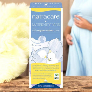 Natracare Serviettes de Maternité Biologiques - 10 Unités