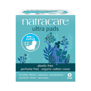 Natracare Serviettes Hygiéniques Ultra Super avec Ailettes