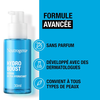 Neutrogena Hydro Boost Sérum Ultra Hydratant à l'Acide Hyaluronique 30ml