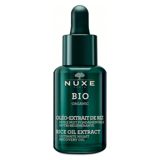 Nuxe Bio Organic Huile Nuit Fondamentale Nutri - régénérante - Oléo - extrait De Riz 30ml
