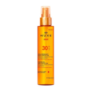 NUXE SUN Huile Bronzante SPF 30 Visage et Corps 150ml
