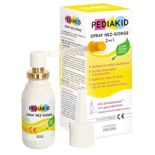 PediaKid Spray Nez - Gorge 2 en 1 - 20 ml