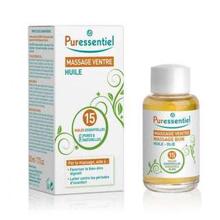 Puressentiel Huile de Massage Ventre Apaisante 50ml