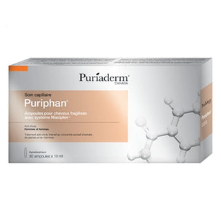 Puriaderm Puriphan Ampoules Anti - Chute Cheveux Fragilisés