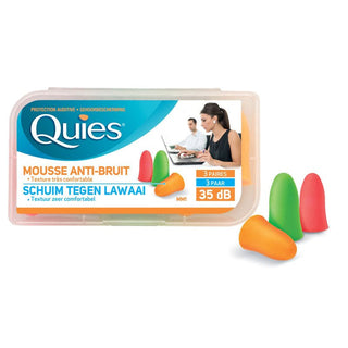 Quies Mousse Anti - Bruit - 3 Paires