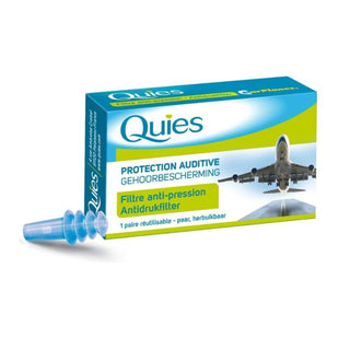 Quies Protection Auditive Avion Adulte - Filtres Anti - Pression Réutilisables