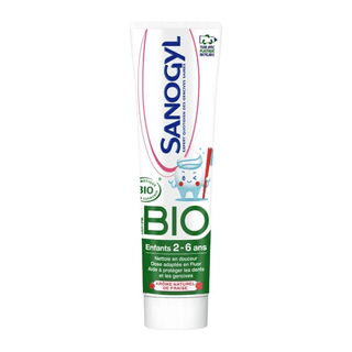 Sanogyl Dentifrice Bio Enfants Fraise 2 - 6 Ans 50ml