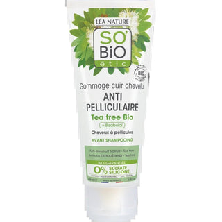 So Bio Gommage Cuir Chevelu Anti - Pelliculaire au Tea Tree Bio - 200ml