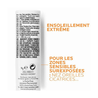 Stick Solaire Zones Sensibles SPF 50+ La Roche-Posay Anthelios