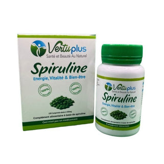 Vertu Plus Spiruline 500mg - Complément Alimentaire Énergie et Bien - Être