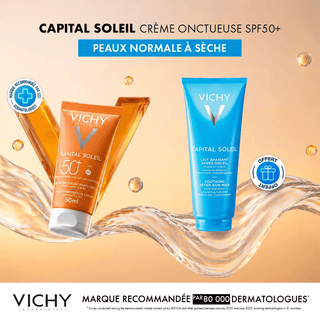 Vichy Capital Soleil Crème Onctueuse SPF50+ Peau Sensible Normale à Sèche
