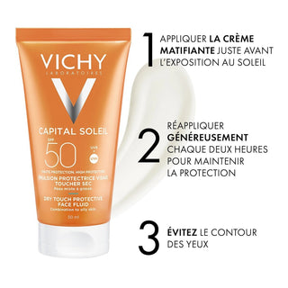 Vichy Capital Soleil Émulsion Anti-Brillance Toucher Sec SPF50