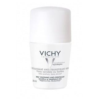 Vichy Déodorant Anti-Transpirant Dermo-Tolérance 48H Roll-On