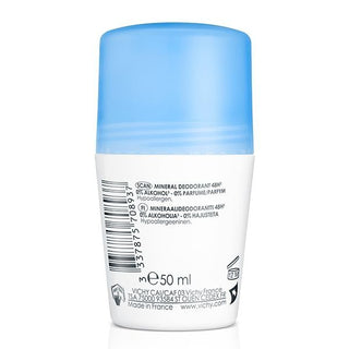 Vichy Déodorant Minéral Roll-On 48H – Tolérance Optimale
