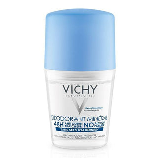 Vichy Déodorant Minéral Roll-On 48H – Tolérance Optimale