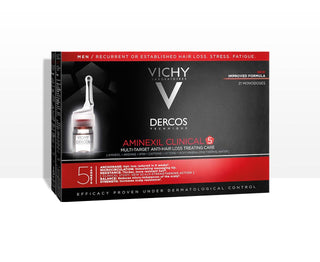 Vichy Dercos Aminexil Clinical 5 Traitement Anti - Chute Hommes 21 Ampoules