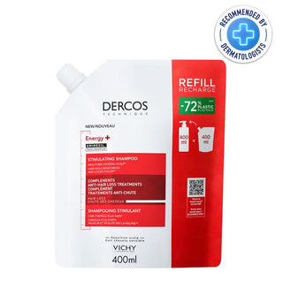 Vichy Dercos Energy+ Eco - Recharge Shampoing Anti - Chute 390ml