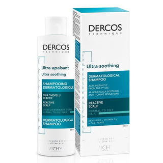 Vichy Dercos Shampooing Ultra Apaisant pour Cuir Chevelu Sensible - 200ml