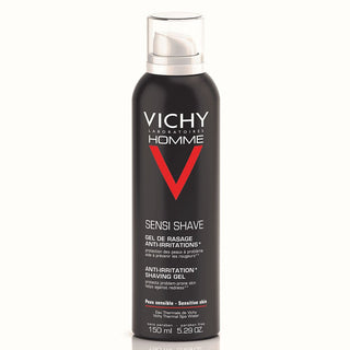 Vichy Homme Gel de Rasage Anti-Irritations pour Peaux Sensibles | 150ml