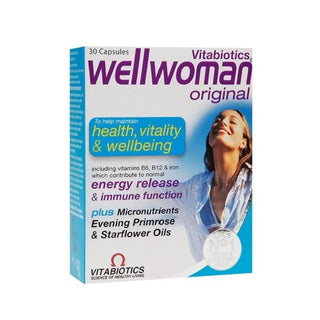 Vitabiotics Wellwoman Zinc Original - Multivitamines pour Femmes - 30 Capsules