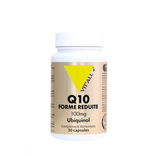 VITALL+ Co - Enzyme Q10 Réduit 100mg – Ubiquinol 30 Capsules