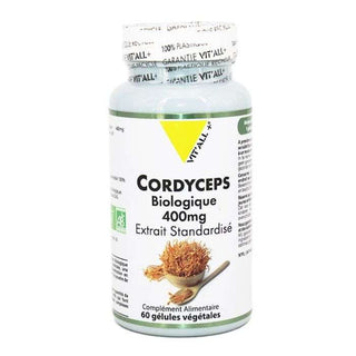 VITALL+ Cordyceps Biologique 400 mg - 60 Gélules
