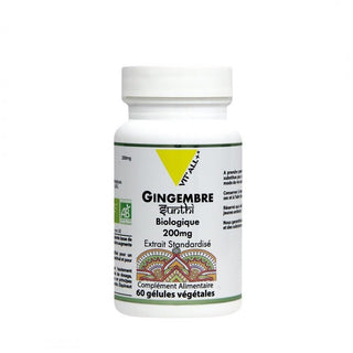 VITALL+ Gingembre Bio 200mg - 60 Gélules Végétales