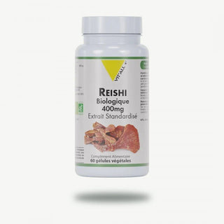 VITALL+ Reishi Bio Standardisé 400mg 60 Gélules