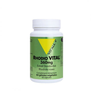 Vitall+ Rhodio Vital 360 mg - Gélules Adaptogènes