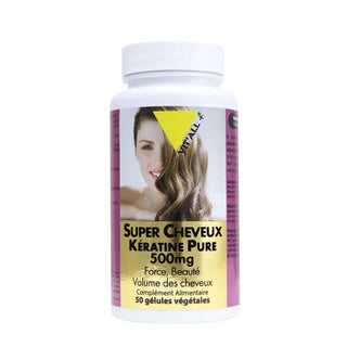 VITALL+ Super Cheveux Kératine Pure 500mg - 50 Gélules