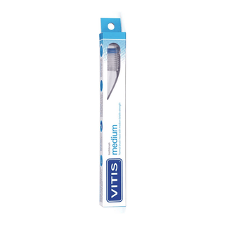 VITIS Brosse à Dents Medium - Confort et Hygiène Optimale