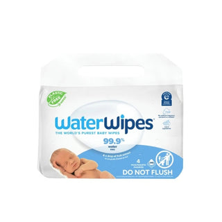 WaterWipes Lot de Lingettes Bébé 4x60